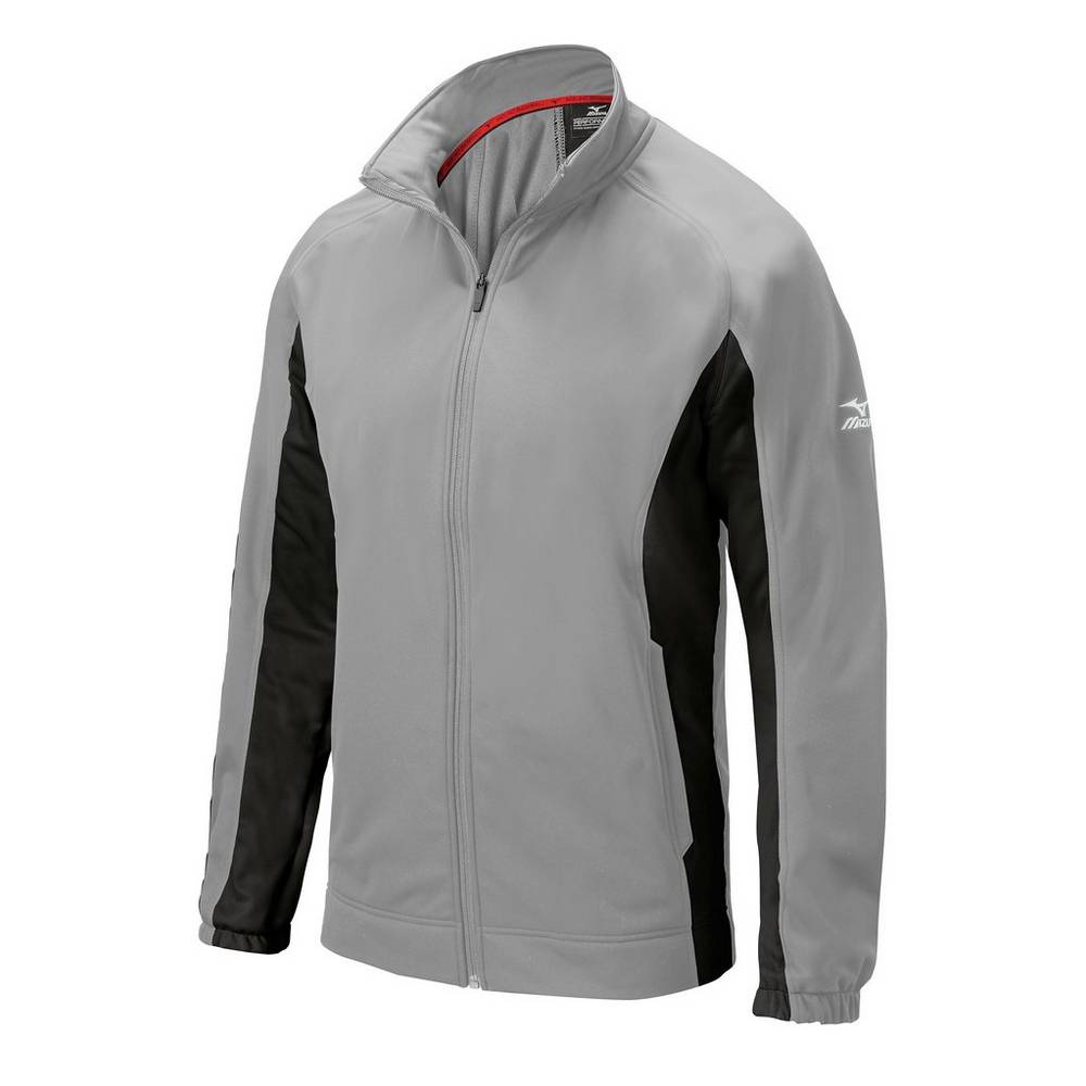 Chaqueta Mizuno Pro Thermal Pro Hombre Gris/Negras Ofertas SUDE-20783